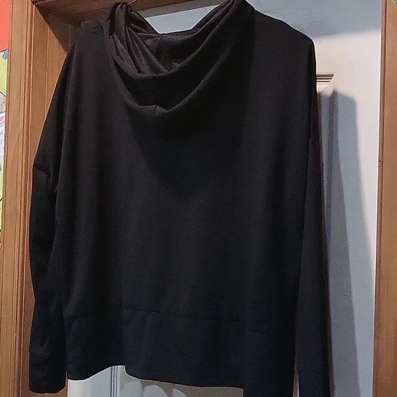 Nwt Mondetta Black Hooded Shirt Size Medium - Picture 2 of 8